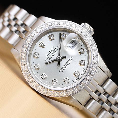 silver women's rolex watch|rolex prices by model.